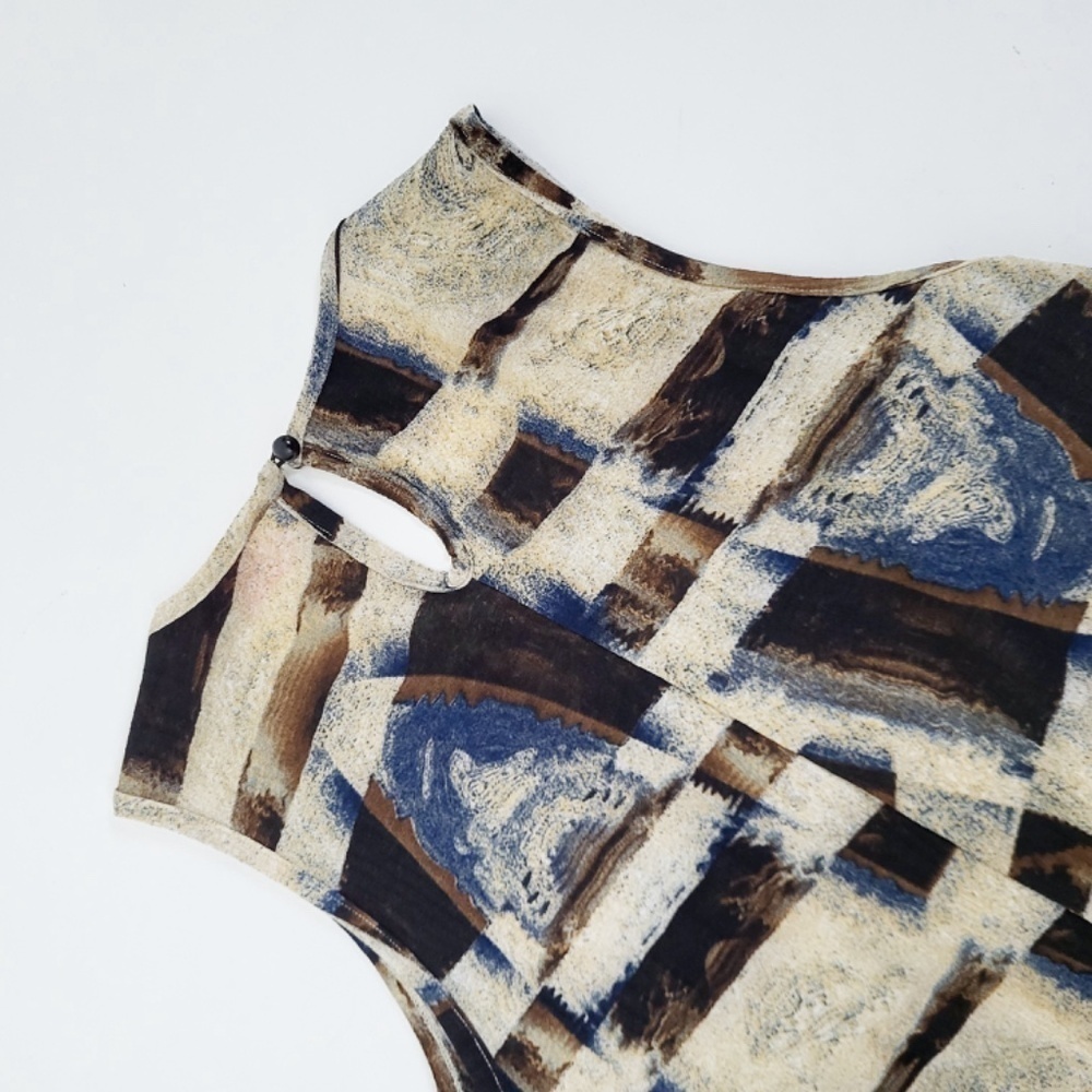 *Free With Purchase* Y2K Abstract Midi Dress Lola Rose - Picture 10 of 10